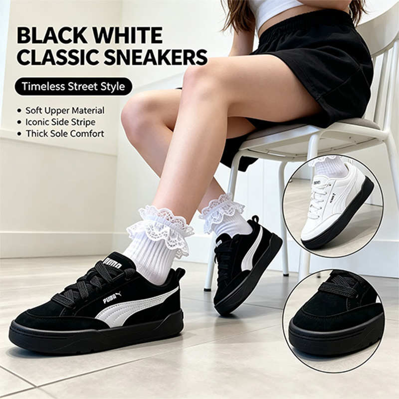 Men'S Shoes Puma Sports - Men Puma 401606-15 Black White Suede