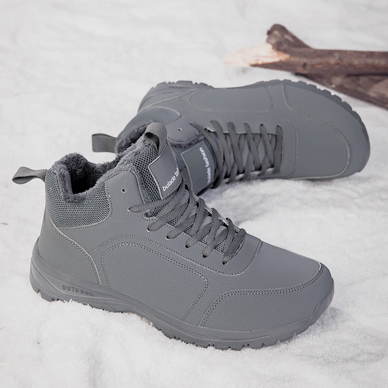 Winter Men's Boots Warm Plush  - Men'S Shoes With Support review and price