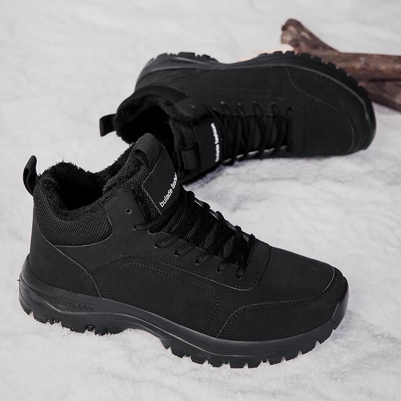 Winter Men's Boots Warm Plush  - Men'S Shoes With Support review and price