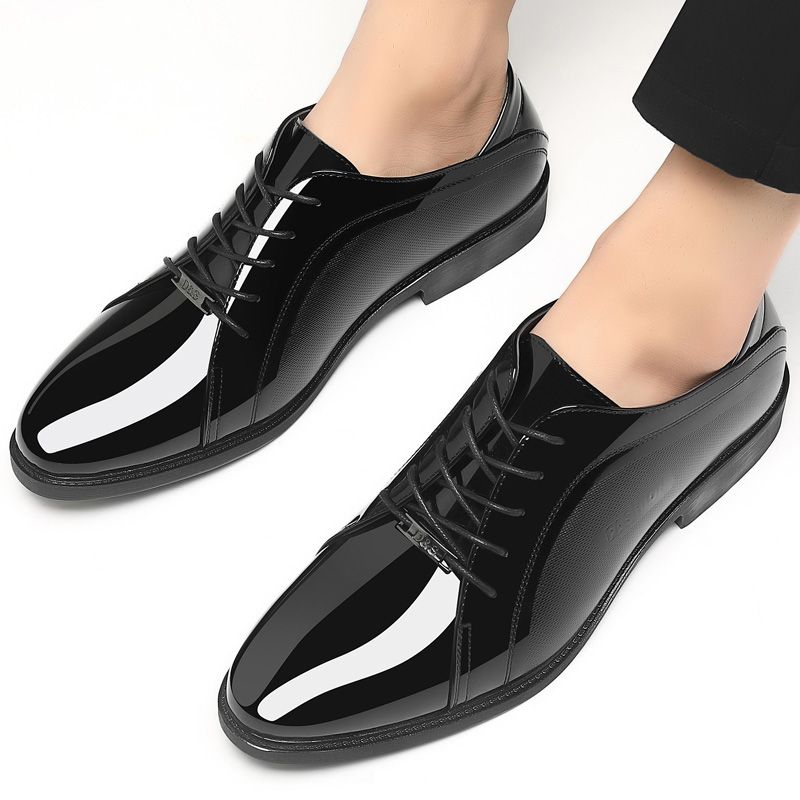 Bright Upper Black Social Shoe - Men Shoes On Clearance review and price