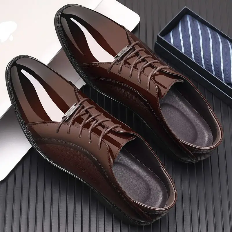 Bright Upper Black Social Shoe - Men Shoes On Clearance review and price