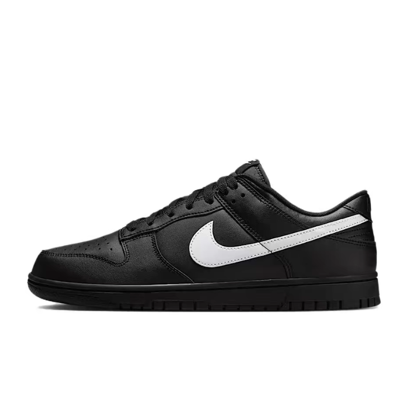 Nike Dunk Low-Top Skate Shoes  - Men'S Shoes Nike Black review and price