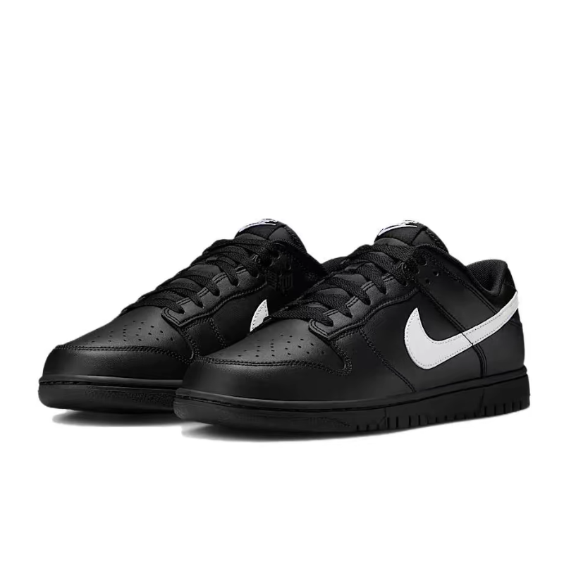 Nike Dunk Low-Top Skate Shoes  - Men'S Shoes Nike Black review and price