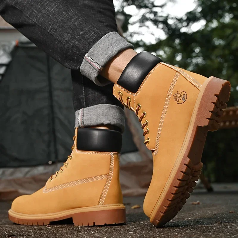 Boots Men High Top Boots High  - Men'S Shoes With Support review and price