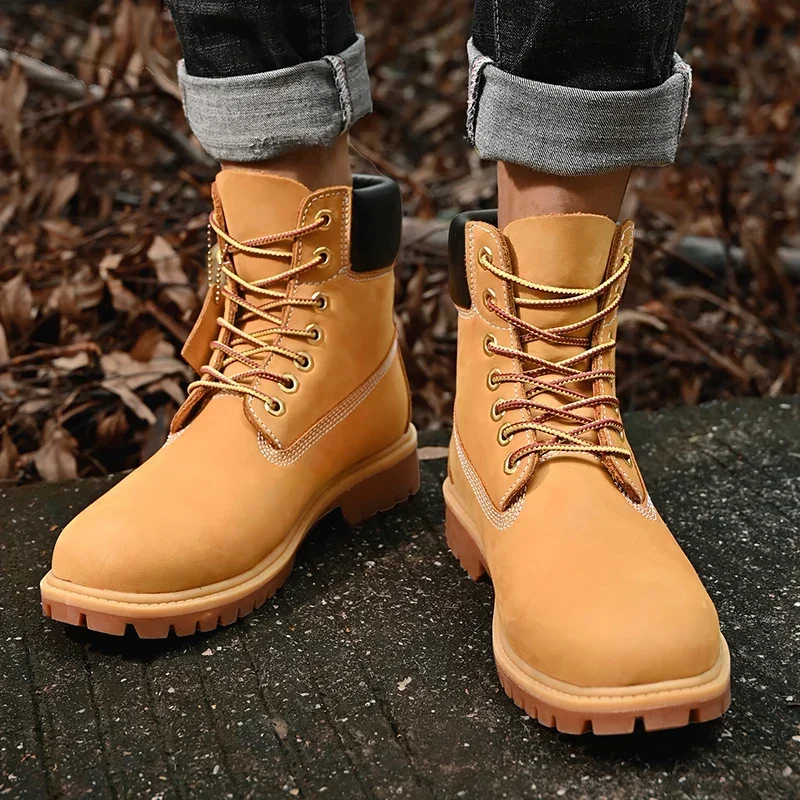Boots Men High Top Boots High  - Men'S Shoes With Support review and price